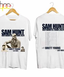 Sam Hunt 2024 Outskirts Tour Sam Hunt Country Music 2024 Tour Shirt