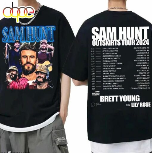 Sam Hunt 2024 Outskirts Tour T-Shirt