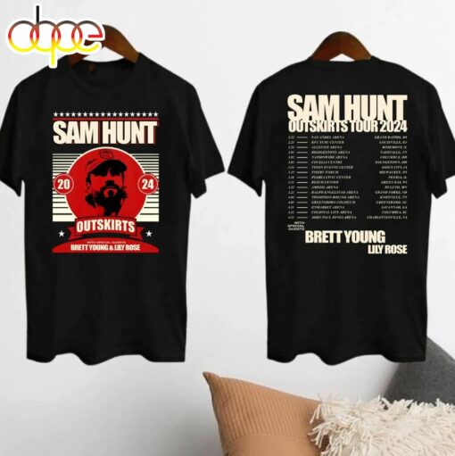 Sam Hunt 2024 Outskirts Tour T-Shirts