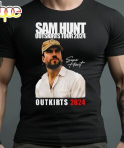 Sam Hunt Outskirts Tour 2024 With Brett Young &amp Lily Rose T Shirts