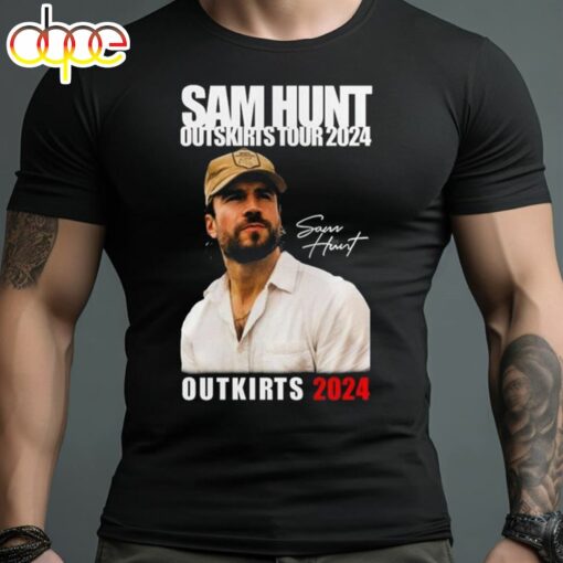 Sam Hunt Outskirts Tour 2024 With Brett Young &amp Lily Rose T Shirts