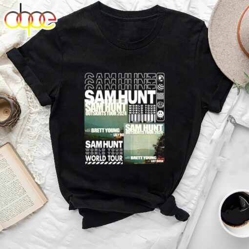 Sam Hunt Tour Merch, Sam Hunt Outskirts 2024 Tour T-Shirt