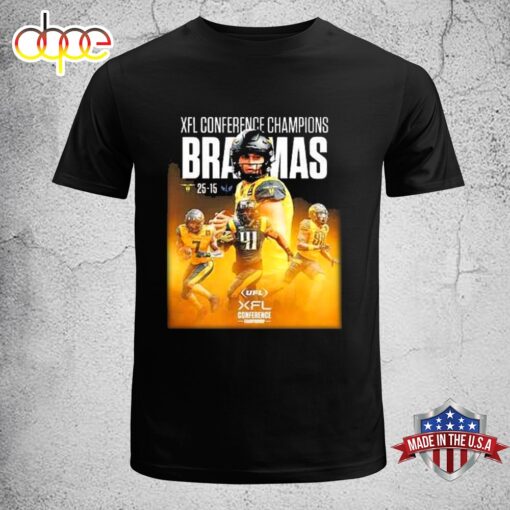 San Antonio Brahmas Are Xfl Conference Champions Head To The Ufl Championship Game Unisex T-Shirt