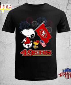 San Francisco 49ers Happy 4th Of July Independence Day Unisex T-Shirt