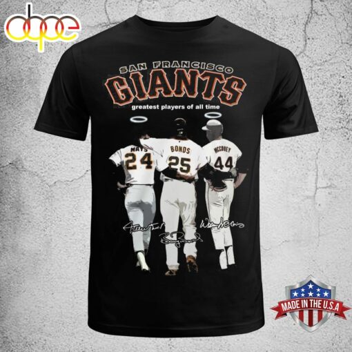 San Francisco Giants Barry Bonds And Willie Mays Legends Thank You For The Memories Shirt