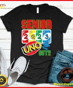 Senior 2023 Uno Out Funny Class Of 2023 T-Shirt