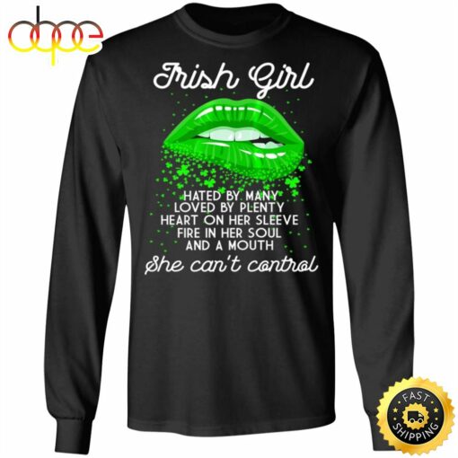 Sexy Lips Irish Girl Happy St. Patrick’s Day Shirt