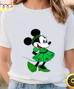 Shamrock Minnie Mouse Disney St Patricks Day Shirt