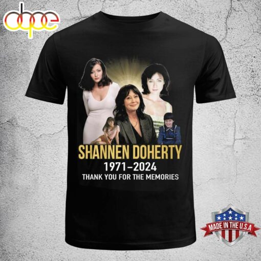 Shannen Doherty 1971-2024 Thank You For The Memories Shirt