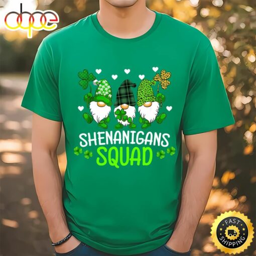 Shenanigans Squad Gnomes Patrick’s Day T-Shirt