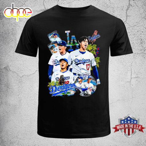 Shohei Ohtani &amp Yoshinobu Yamamoto – ShoTime! Los Angeles Baseball Dodgers Unisex T-Shirt