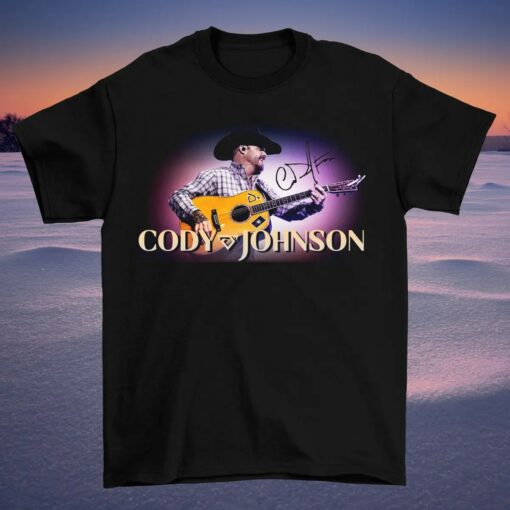 Signature Cody Johnson October Tour Shirt Classic Black Unisex