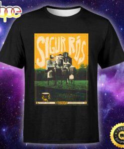Sigur R�s Brooklyn August 18, 2023 Poster Unisex T-shirt