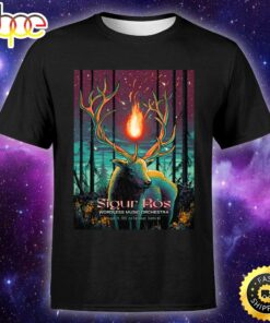 Sigur R�s Seattle August 24, 2023 Poster Unisex T-shirt