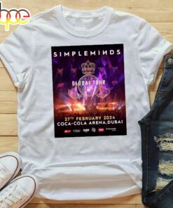 Simple Minds Live Concert in Dubai 27th Feb 2024 Unisex T-shirt