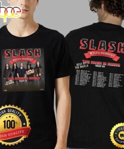Slash Rest Of The World The River Is Rising Music Tour 2024 T-Shirt