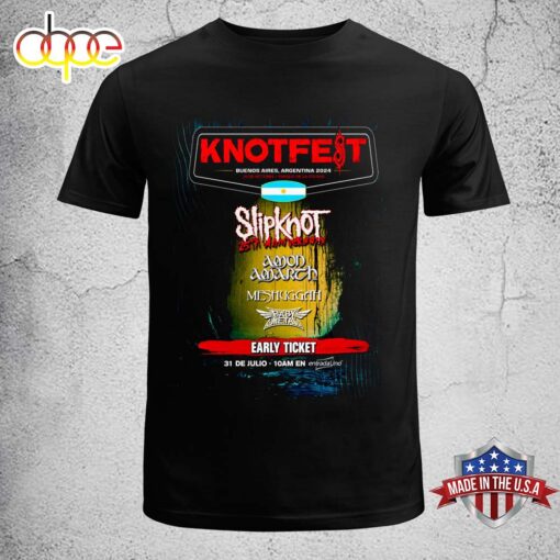 Slipknot 25th Anniversary Buenos Aires On October 26 Unisex T-Shirt