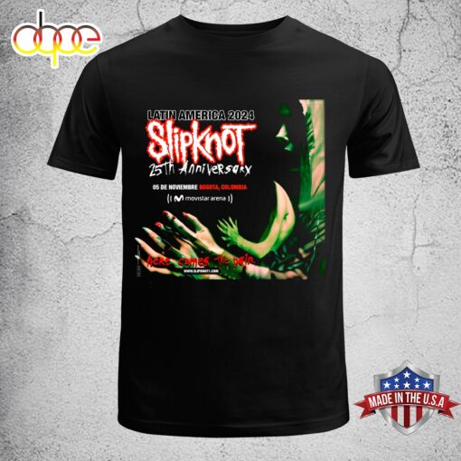 Slipknot Latin America 2024 25th Anniversary Unisex T-Shirt