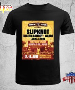 Slipknot Nova Rock 2025 Electric Callboy Wanda Lorna Shore Unisex T-Shirt