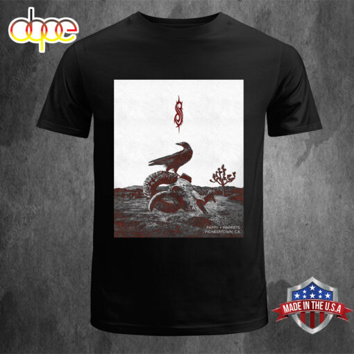 Slipknot Tour 2024 A Crow With Goat Skull Unisex T-shirt