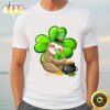 Sloth Shamrock Ireland St Patricks Day Leprechaun Dog Lover T-Shirt