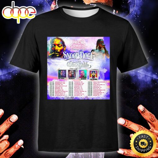 Snoop Dogg Adds 2023 Tour Dates Unisex T-shirt