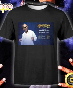 Snoop Doggs 2023 UK Tour Music T-shirt