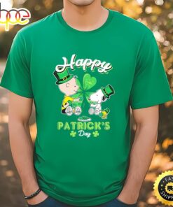 Snoopy And Charlie Brown Happy St Patrick’s Day T-shirt