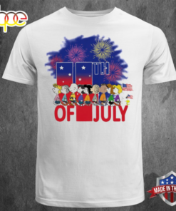 Snoopy And Charlie Brown Peanuts 4th Of July Shirt