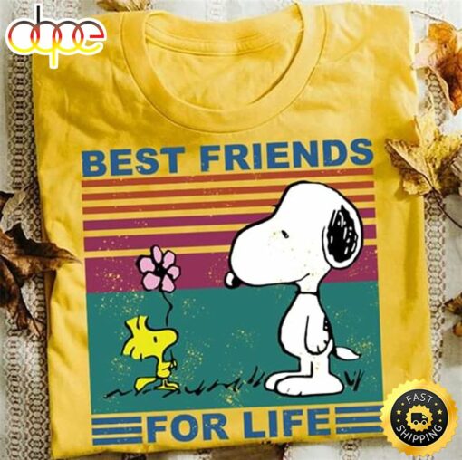 Snoopy And Woodstock Best Friends For Life T Shirt