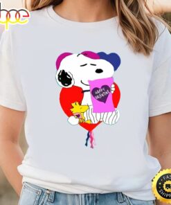 Snoopy And Woodstock Happy Valentine Shirt