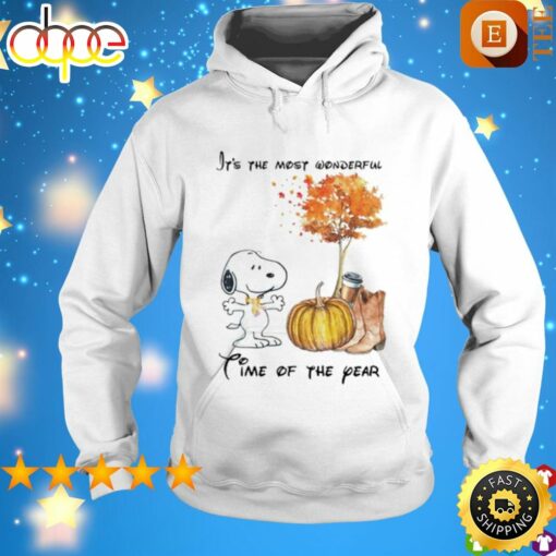 Snoopy Autumn It’s The Most Wonderful Time Of The Year Shirt