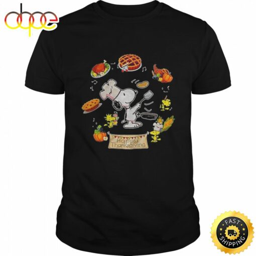 Snoopy Cooking Happy Thanksgiving shirt