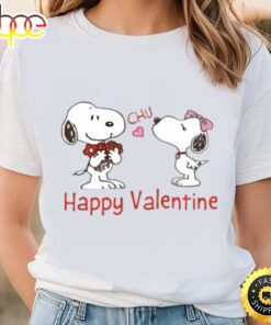 Snoopy Happy Valentine Day Coupe Shirt