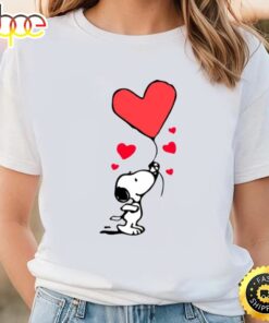 Snoopy Heart Valentine’s Day Balloon Snoopy Love Shirt