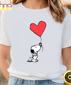 Snoopy Heart Valentine Balloon Shirt