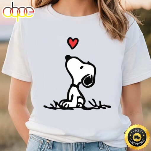 Snoopy Heart Valentines Trending Shirt