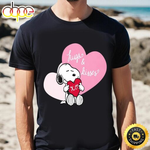 Snoopy Hugs And Kisses Valentine T-Shirt