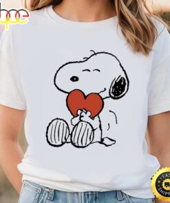 Snoopy Hugs Heart Snoopy Classic T-Shirts