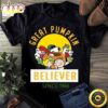 Snoopy Lover Great Pumpkin Believer Since 1966 Black T Shirt