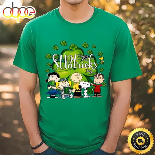 Snoopy Peanuts Character Happy St Patrick’s Day Shirt