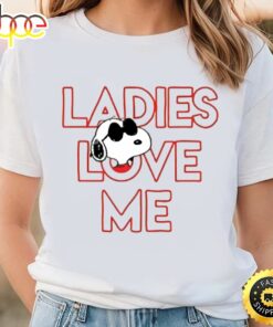 Snoopy Peanuts Ladies Love Me Valentine Shirt