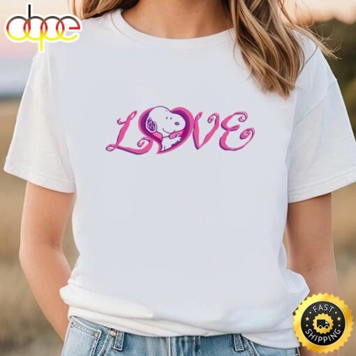 Snoopy Peanuts Love Valentine T-Shirt