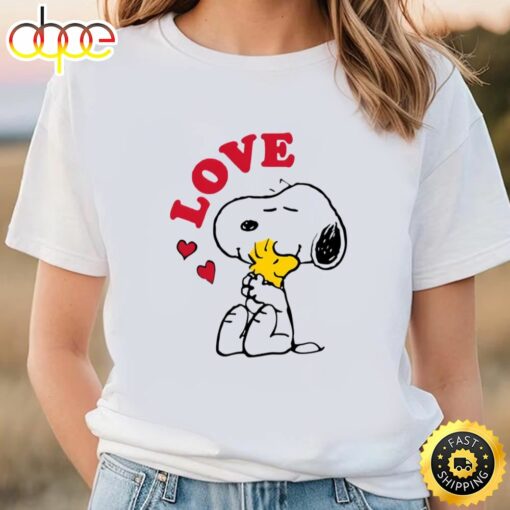 Snoopy Peanuts Love Woodstock Valentine Shirt