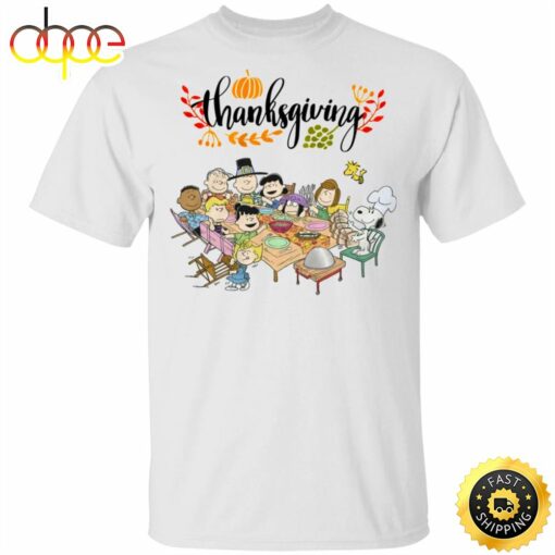 Snoopy Peanuts With Friends Thanksgiving Unisex T-Shirt