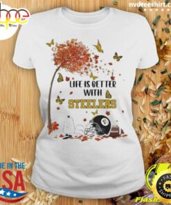 Snoopy Sleep Life Is Better With Pittsburgh Steelers Thanksgiving Shirt