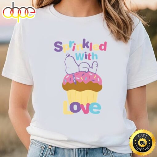 Snoopy Sprinkled With Love Valentine T-Shirt