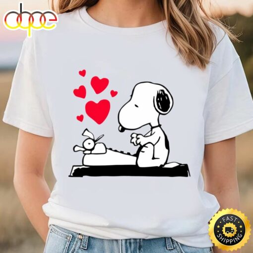 Snoopy Valentines Day Shirt, Bull Snoopy Love Shirt