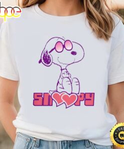 Snoopy With Hearts Valentine T-Shirts