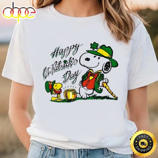 Snoopy and woodstock Happy St. Patrick’s Day Shirt